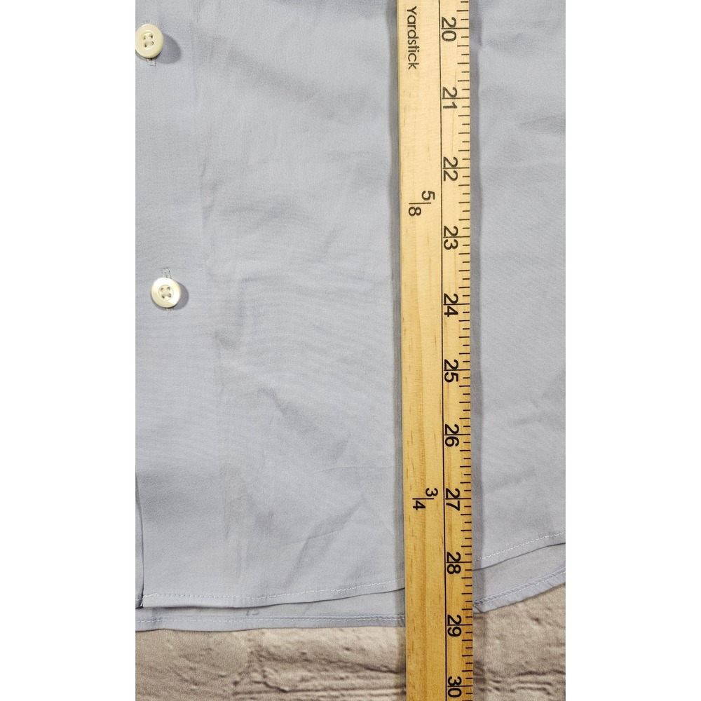 Bonobos Mens Athletic Fit Dress Shirt Light Blue L 16.5 33 Long Sleeve Cotton - Picture 6 of 7